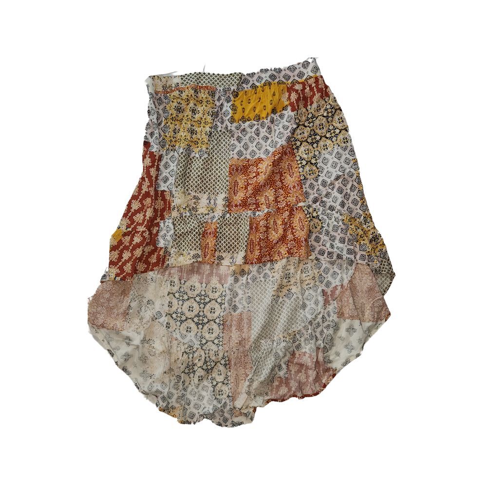 Xhilaration Women's High-Low‎ Asymmetrical Patchwork Skirt Size 2XL
